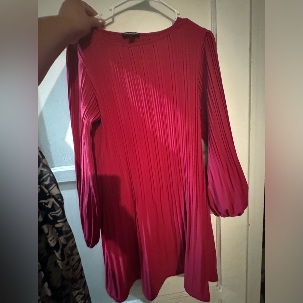 Hot pink dress